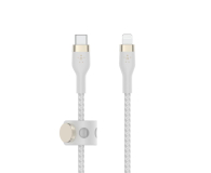 Belkin USB-C - LTG Braided Silicone 3m White - 733152 - zdjęcie 1